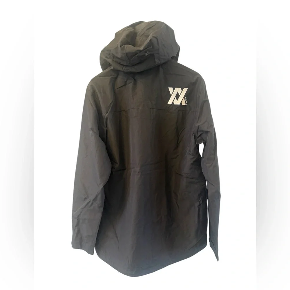 Dixxon Flannel Co Tech Jacket Hooded Windbreaker Black Large NEW 👀 - Picture 2 of 5